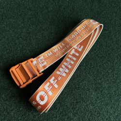 Off-White “Belt” Larger Size Orange