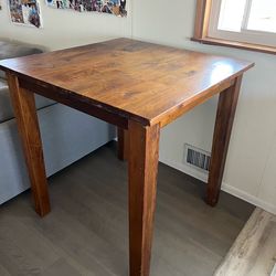 Bar height table