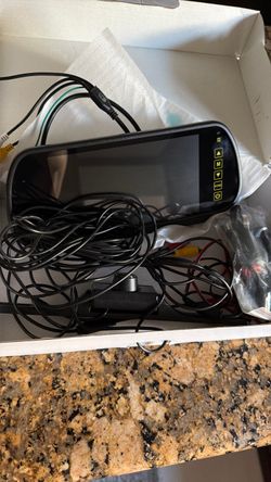 7” back up camera for any car, $25