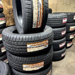 SET OF FOUR NEW TIRES 275/55/19 ARROYO GRANDSPORT ALL SEASON INCLUDING MOUNT AND BALANCE , ASK ME FOR SIZES AND BRANDS 