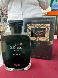 NEW Rasasi Hawas Black for Him Cologne Perfume 3.38 oz