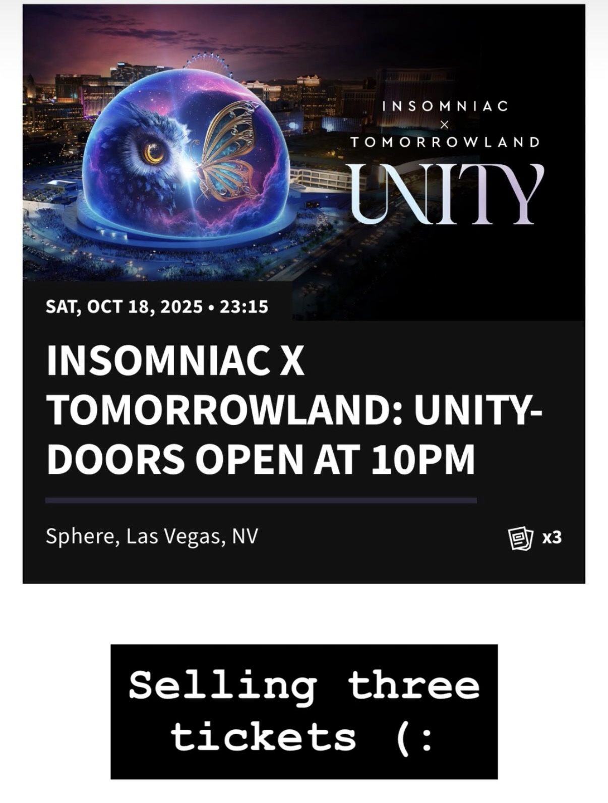 Subtronics In The Vegas Sphere Tickets 