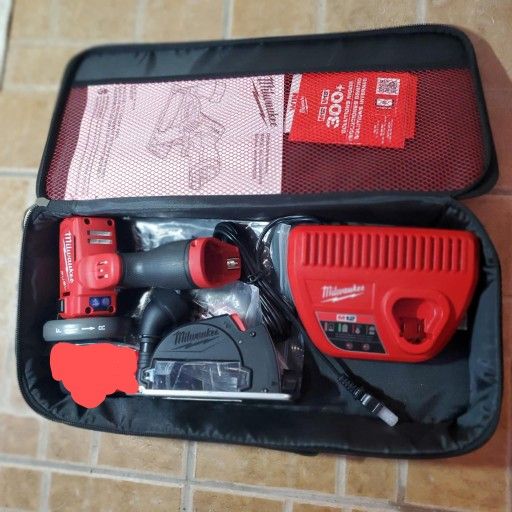 Milwaukee M12 Fuel lithium-On 🔎cordless cut off saw tool only&soft bag 🟣brand➖🆕🟣