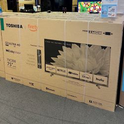 75” TOSHIBA 4K HDR SMART FIRE TV