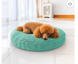 Muddy mat bean bed dog