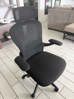 Blk Mesh Office Chair