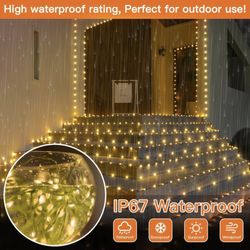 Anycosy Christmas Lights Decoration, 1000 LED Christmas String Lights Outdoor Decor, Twinkle Lights with 8 Modes for Christmas Tree, 328 FT Warm White