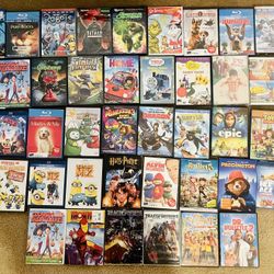 Kids DVD/Blu rays (All)