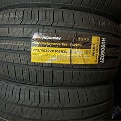 275 40 20 New Tire Set 
