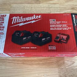 Milwaukee XC 5.0  (2 Pack) W/ Charger