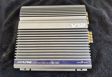 Old School Skool Alpine MRV-F250 4 Channel Amplifier