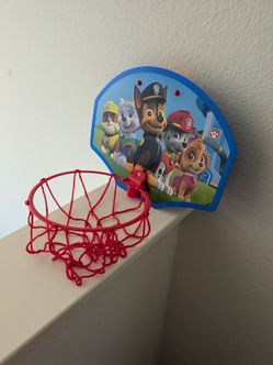 Paw Patrol basketball hoop