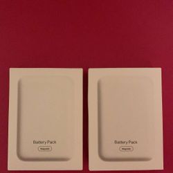 2 Brand New Apple IPhone Magnetic Power Bank MagSafe Battery Pack Wireless Fast Chargers