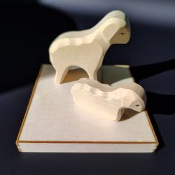 Ostheimer Standing Sheep & Resting Lamb