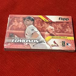 JIM EDMONDS 2002 Core “Flipp” Book ! (Very Cool)