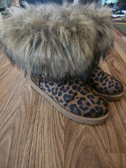 Leopard Winter Boots