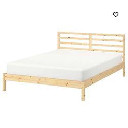 Used queen bed frame - $40