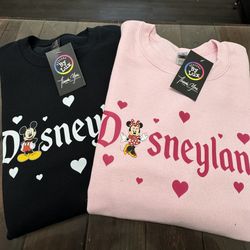 Sweethearts Night, Disney Sweaters, Custom Shirts, Valentines Day, Crewnecks