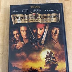 Pirates of the Caribbean: The Curse of the Black Pearl DVD Johnny Depp Disney