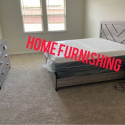 Furniture, queen, size bed