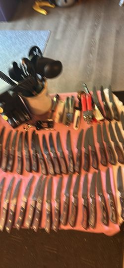 Kitchen utensils knives spoon and opener price for everything $65