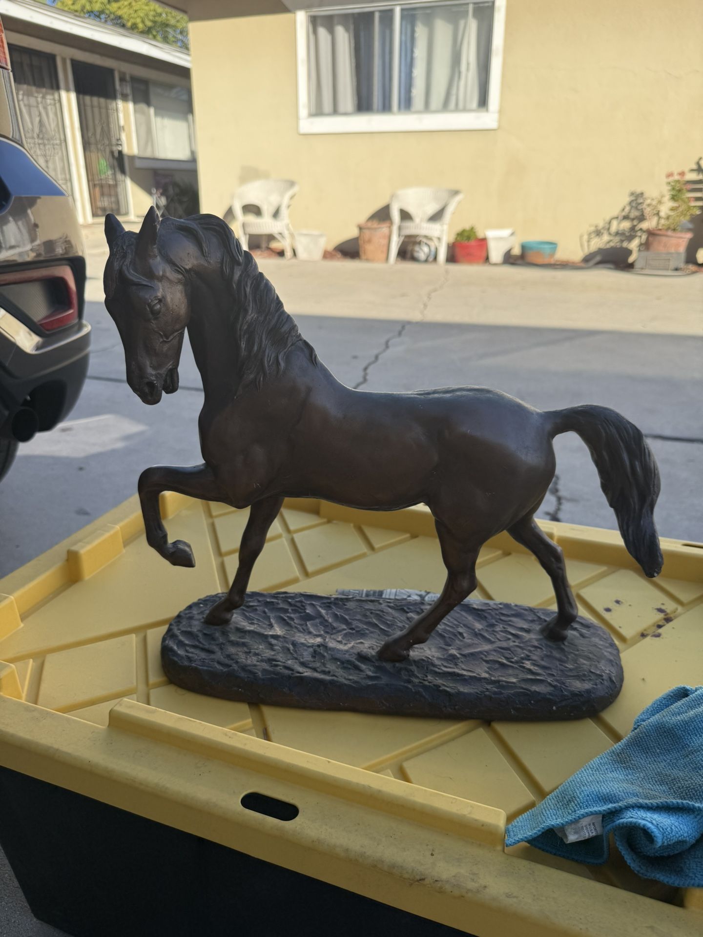 Vintage Bronze Statue Of Horse