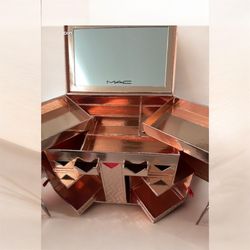 MAC Beauty/Jewelry Box. Rose gold empty box $25 FIRM. Must pick up. (See other post)