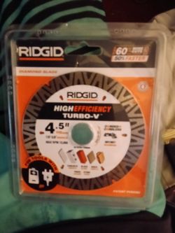 Rigid High Efficiency Turbo-V 4.5 Diamond Blade