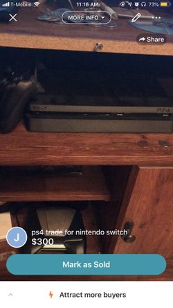 PS4 trade for Nintendo switch