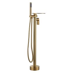 Single-Handle Floor Mount Freestanding Tub Faucet