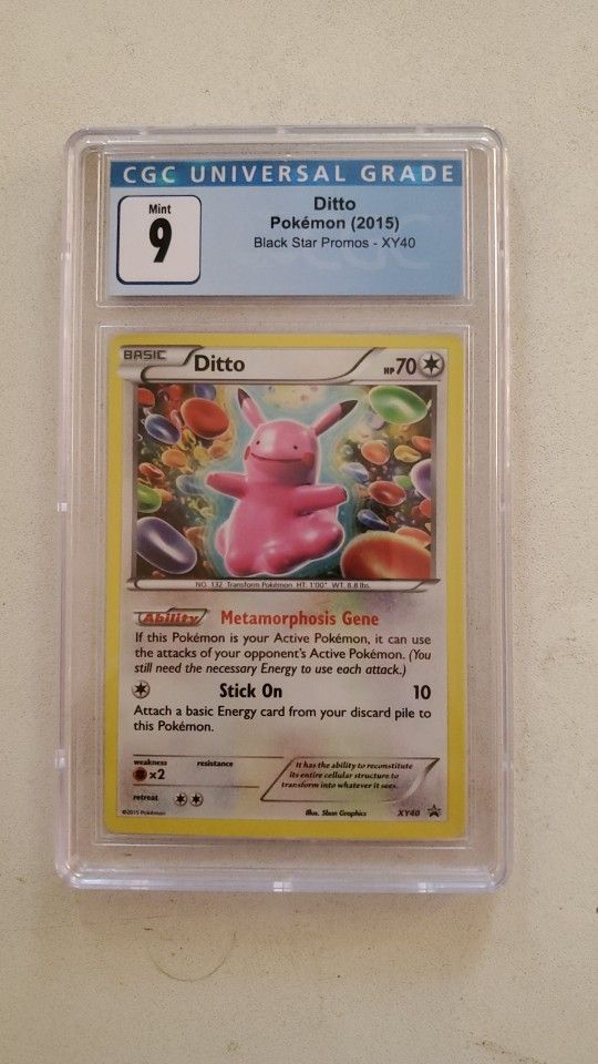 Ditto XY40 Black Star Promo( Rare)