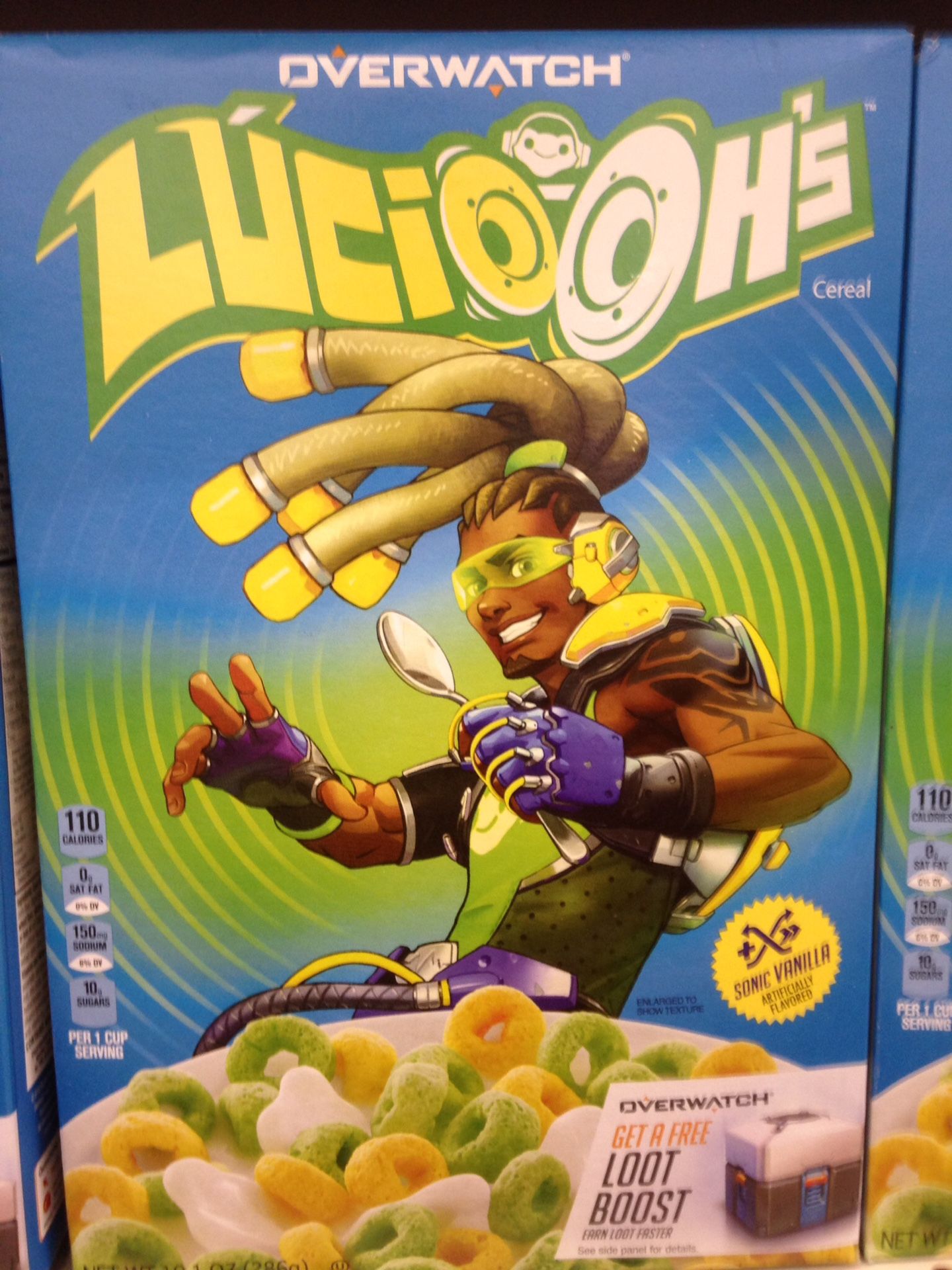 Lucio Oh's Overwatch Cereal kelloggs