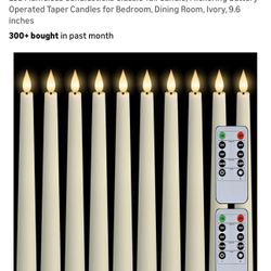 Tapered LED Candles 