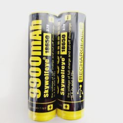 2pc Skywolfeye 3.7V Rechargeable Battery