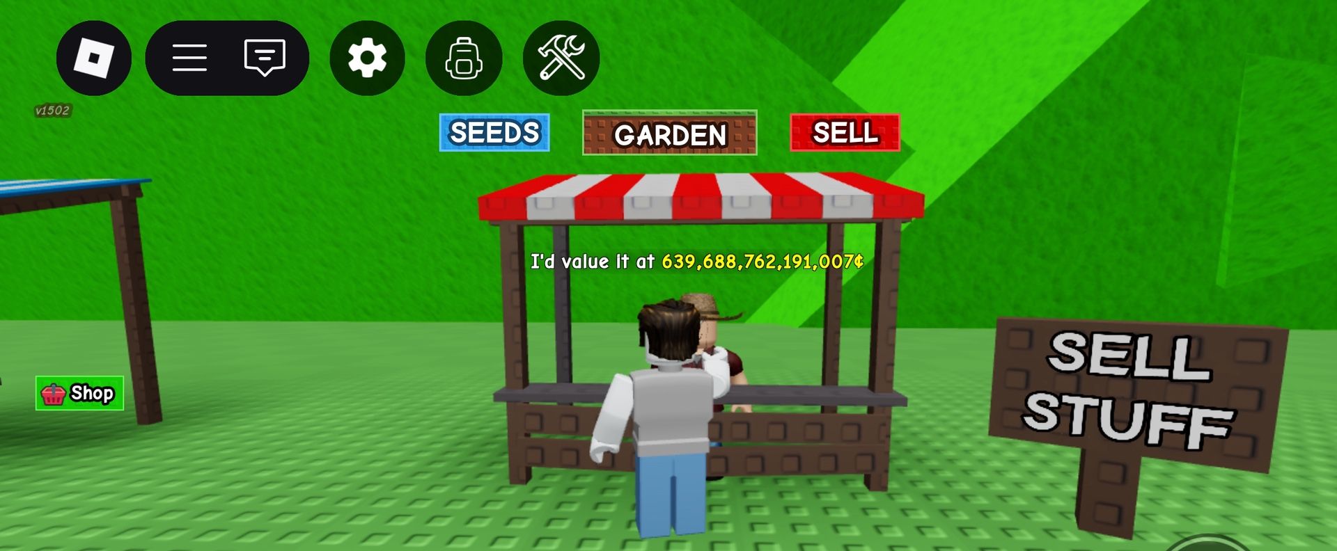 640 TRILLION SHECKLE FRUIT! GROW A GARDEN ROBLOX