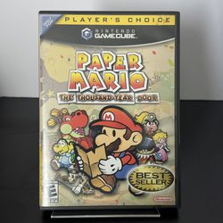 Paper Mario: The Thousand-Year Door (GC, 2004) [Item & Box] {Players Choice]