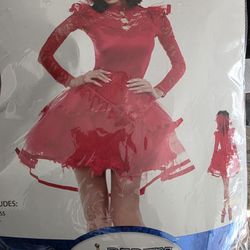 Costume Bride Red Dress Beetlejuice
