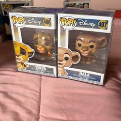Nala And Simba Funko Pops