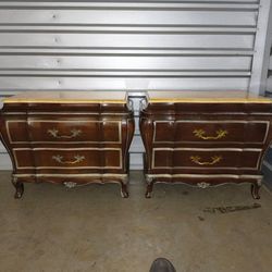 French Provincial / Louis XV style bombe chest