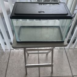 Small Fish Tank W Covers$20 Firms 