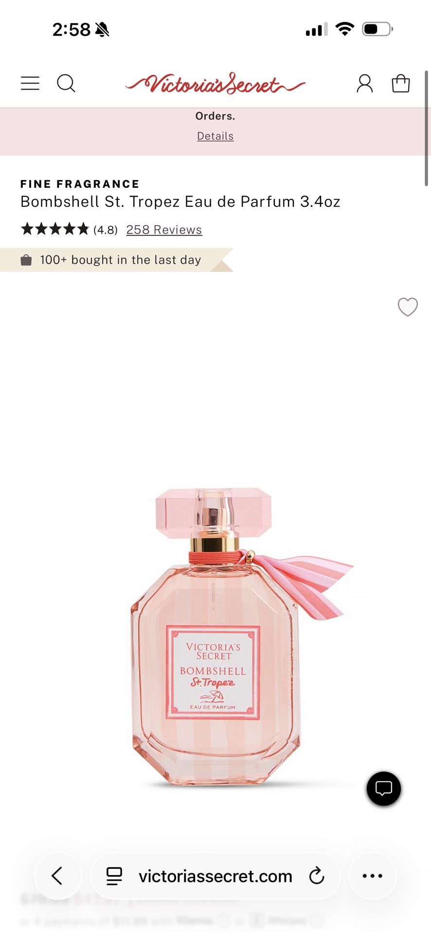 Victorias Secret Bombshell Perfume 