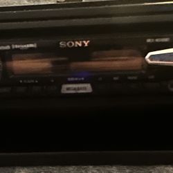 Sony Bluetooth Car Stereo/cd Player With Dash Light And Harness