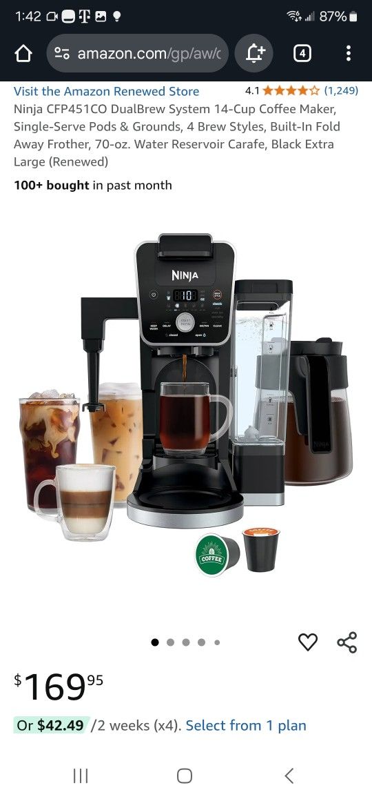 Ninja Dualbrew Coffeemaker