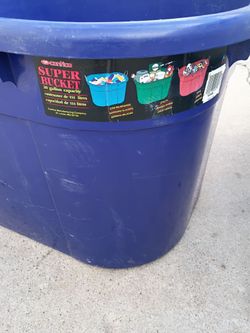 30 gallon super bucket no offers no trades 75th Ave Indian School $10 cash serious buyers only please