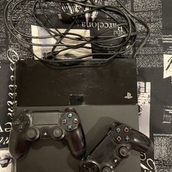 Playstation 4 With Two Controllers