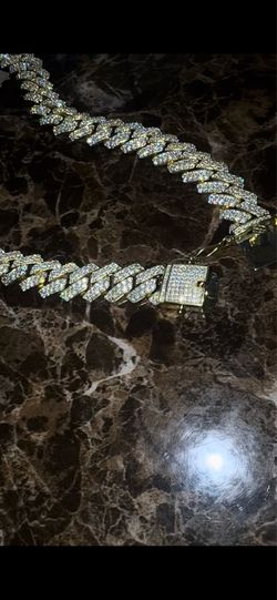 VVS Diamond Chain- Gold Plated