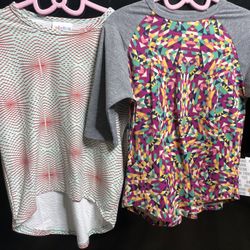Lularoe Kids Gracie Sloan Shirt Lot 