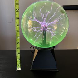 Plasma Globe Lamp - Green Static Electricity Ball