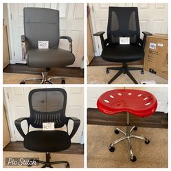 NEW CHAIRS, DESKS & MORE!