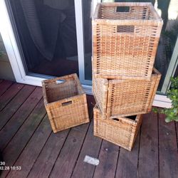 Wicker Storage Baskets 